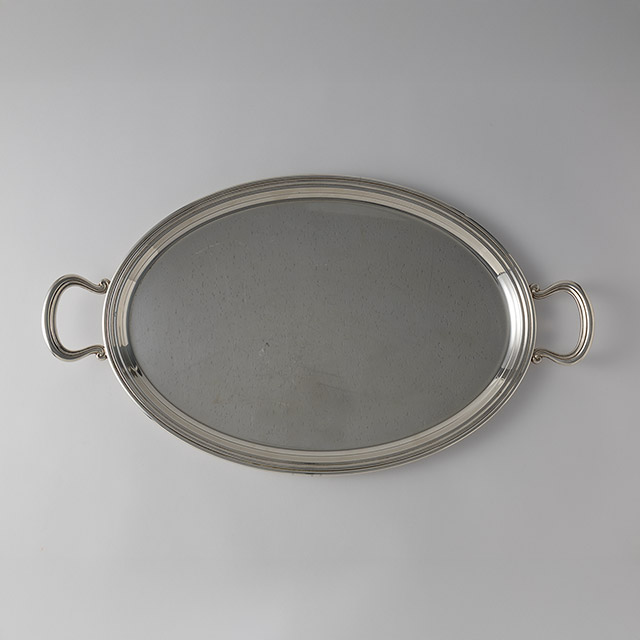 OLRI　シルバー楕円トレー