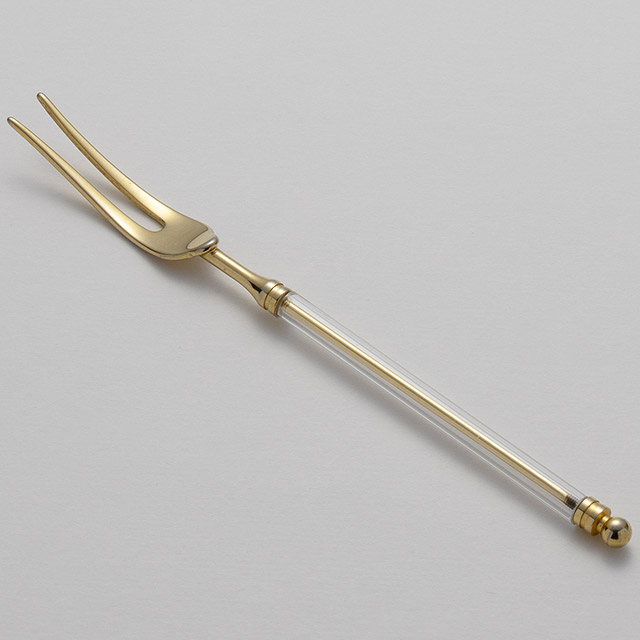 透明アクリ付 細ミニフォーク