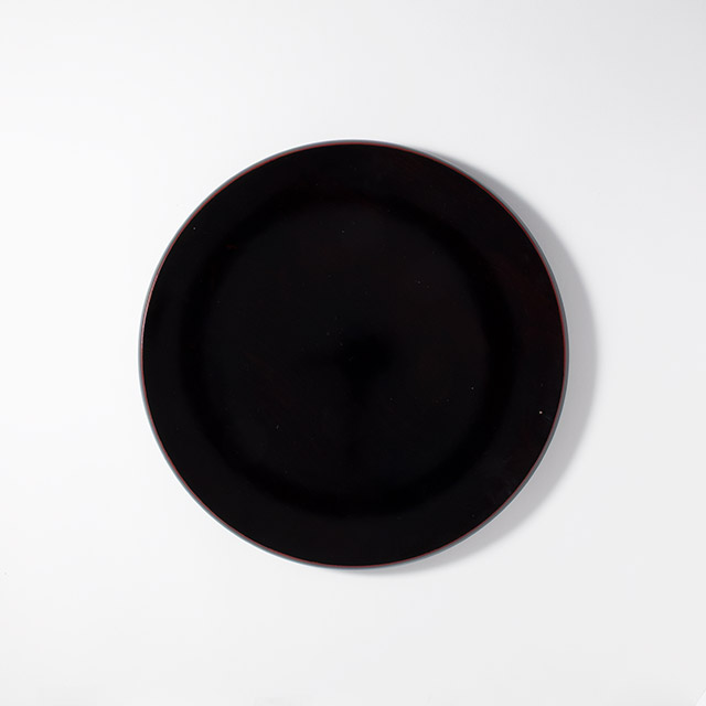 溜塗　吹き上げ丸　36cm(Bet)