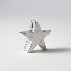 メタル星　カード立て