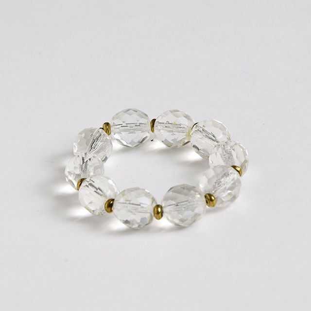 ナプキンリング　ガラスＧ玉入り