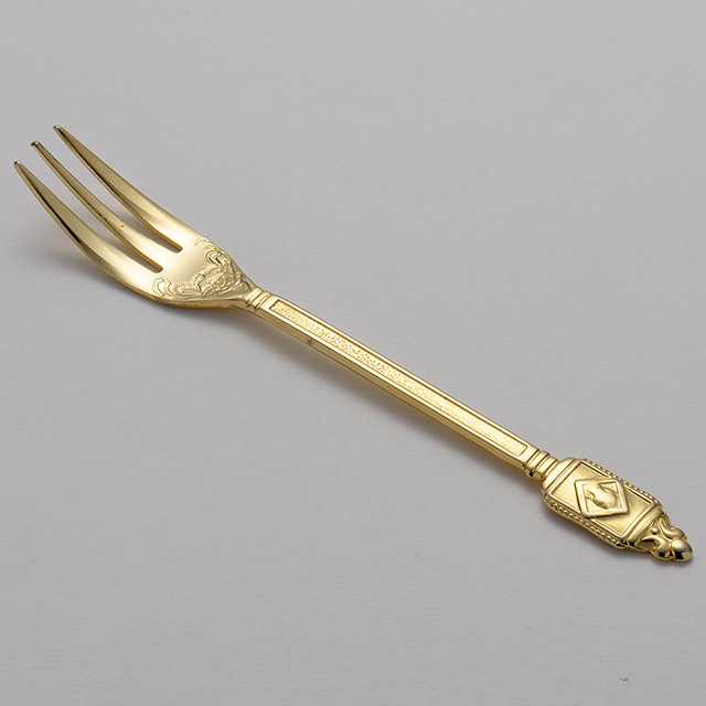 金デザートフォーク　エクセル