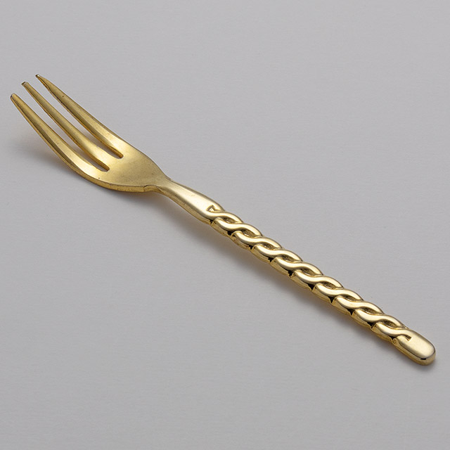 金デザートフォーク　ネット