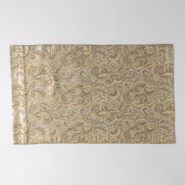 ベージュ／金　ランチョンマット