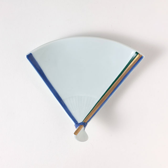 錦稿渕金 扇型突き出し