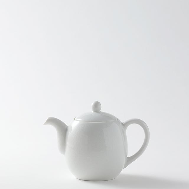 H.K　ポット　白