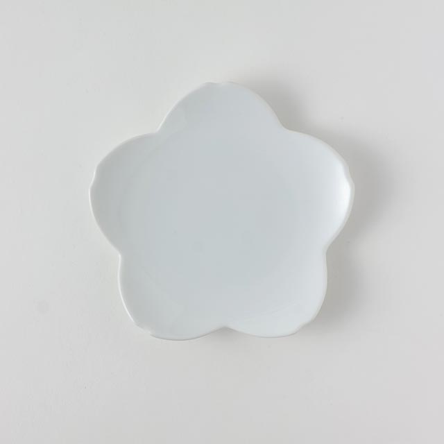 H.K　五角花びら皿　Ｌ