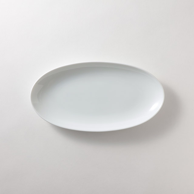 H.K　白オーバル皿