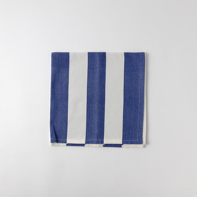 ナプキン 紺・白ストライプ