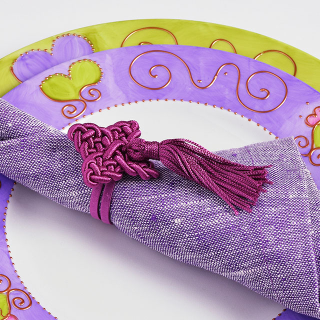 ナプキンリング　房RA　紫