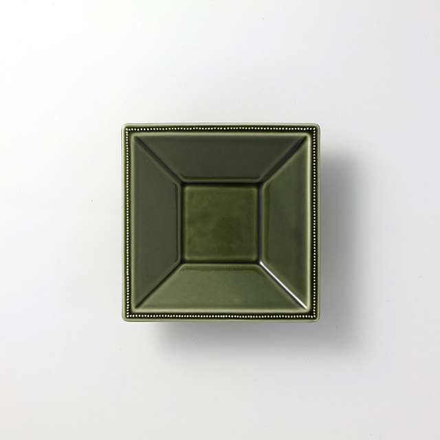 ST-M 正角皿14cm 小 グリーン