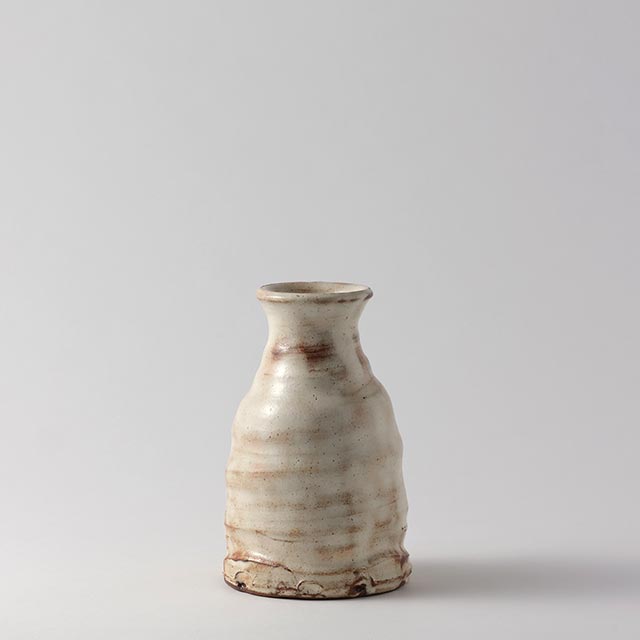 和 花瓶 ベージュ/茶 土子