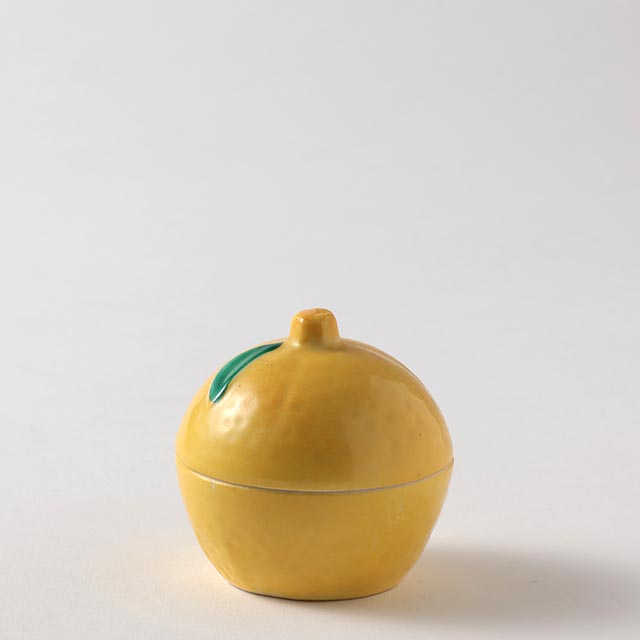 ゆず珍味（小）黄　有田焼