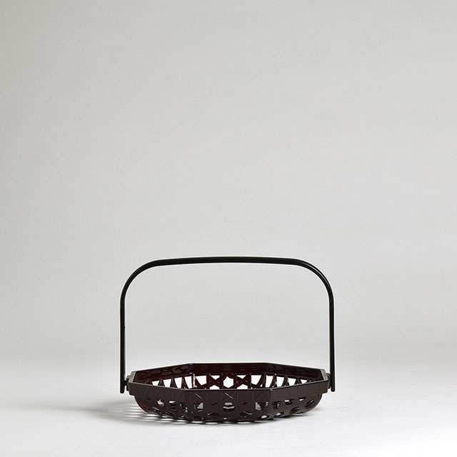 八角かご　タメ黒