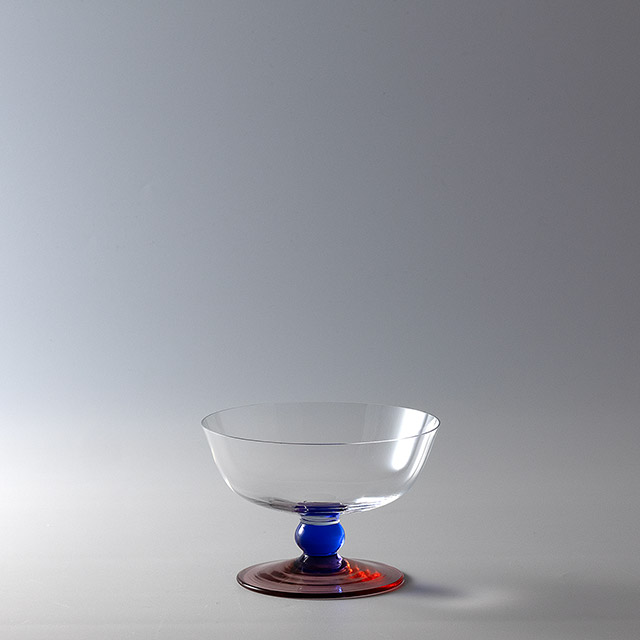 モレッティー デザートグラス 青