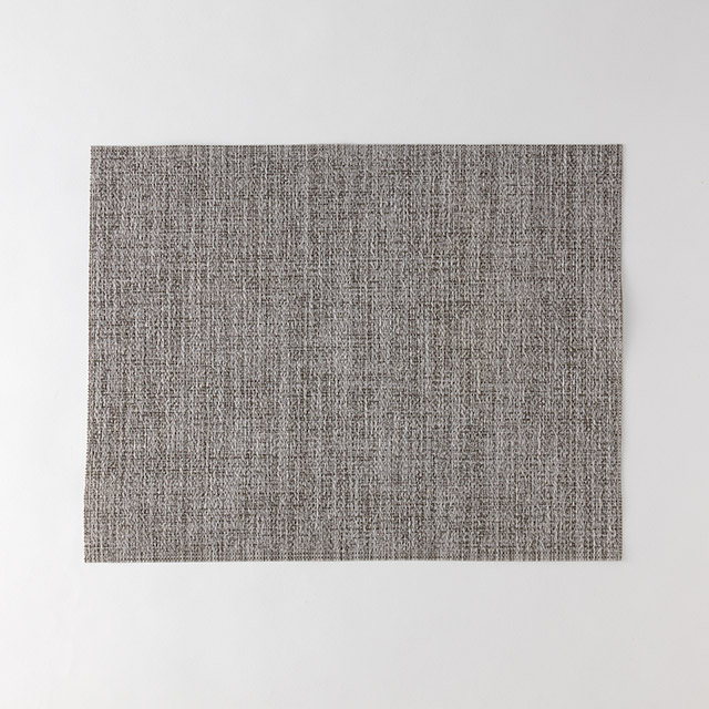 ランチョンマット 布目調 PVC/グレーミックス