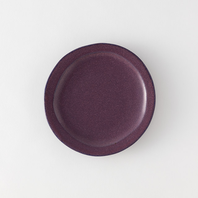 カネコ小兵 丸皿15.5cm バイオレット