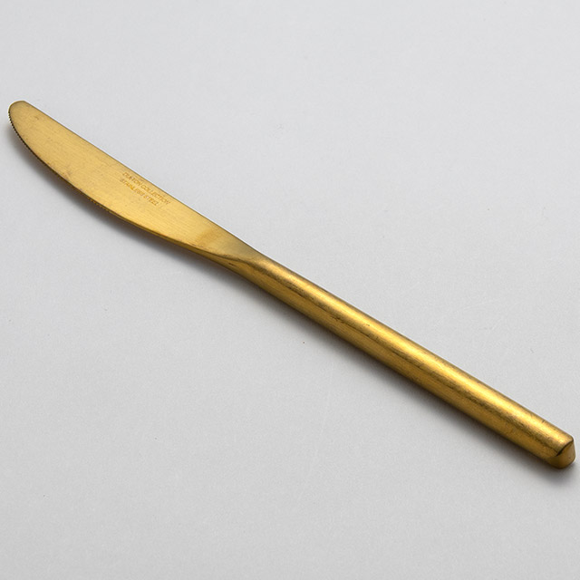 ダルトン ステンレスディナーナイフ ゴールド