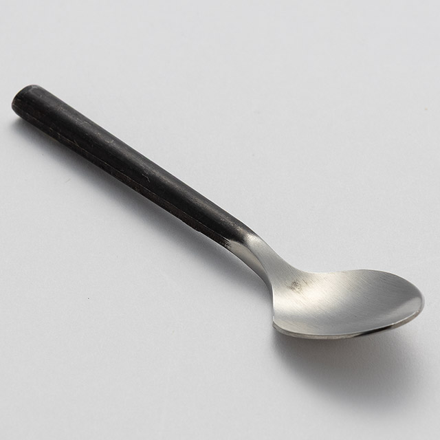 ミニスプーン 持ち手黒