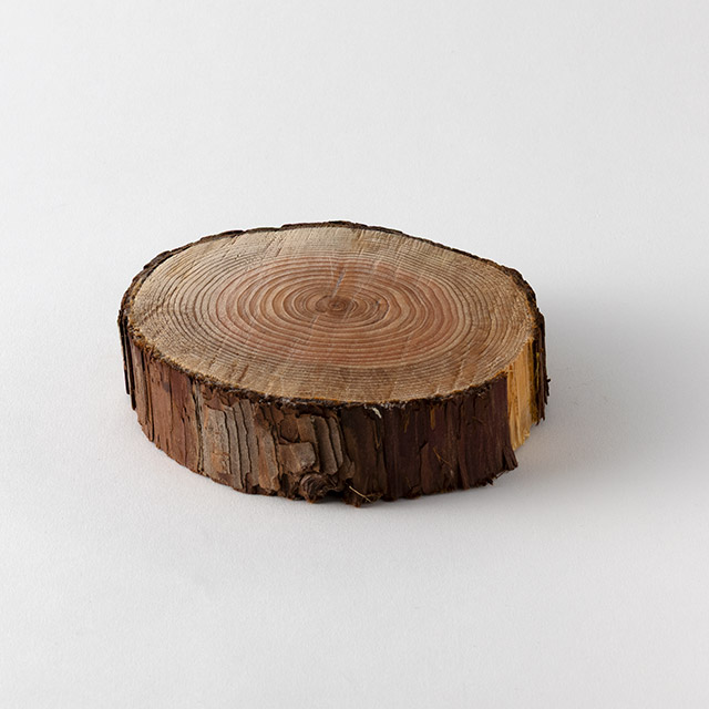 桧 丸ボード(B) 15cm