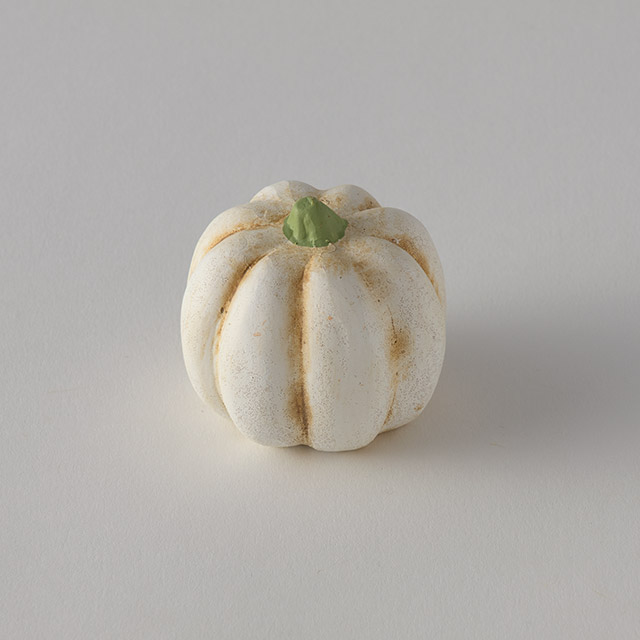 かぼちゃオブジェ ホワイト 5cm