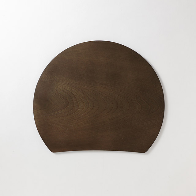 半月シート 木草び染めグリーン