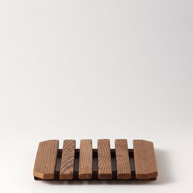 木製　鍋敷き　長角