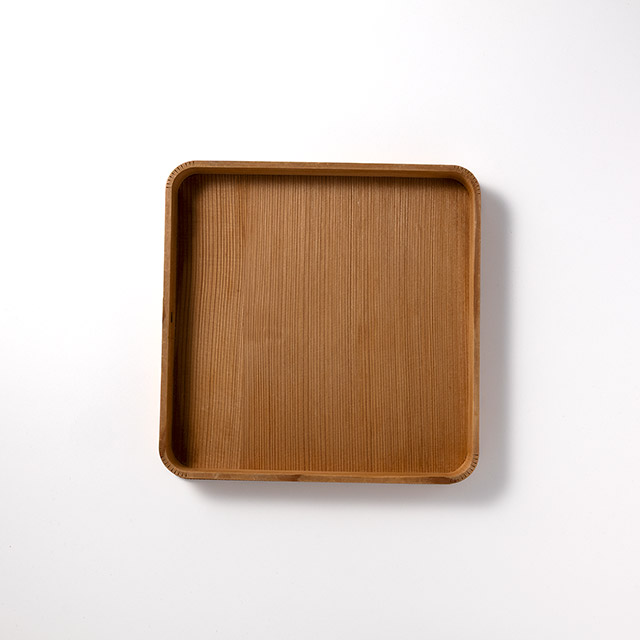 八寸　白木　四方盆