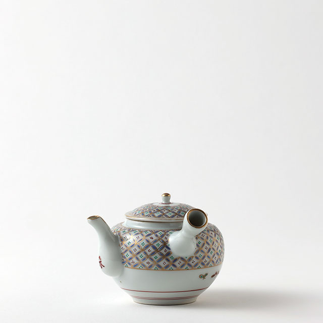 九谷焼　煎茶（色絵）急須