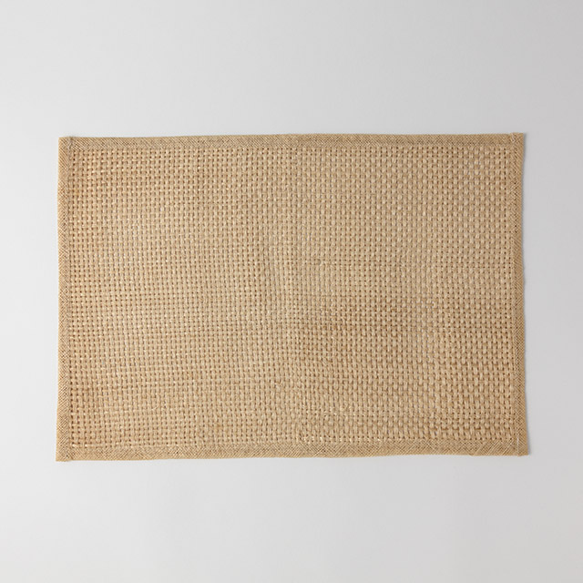 ベージュ麻 ランチョンマット