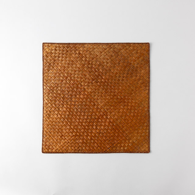 正角 ランチョンマット 濃茶