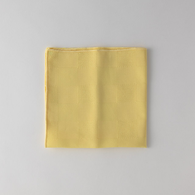 ナプキン mac イエロー織格子
