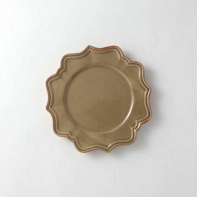 プレート12(緑土)23cm