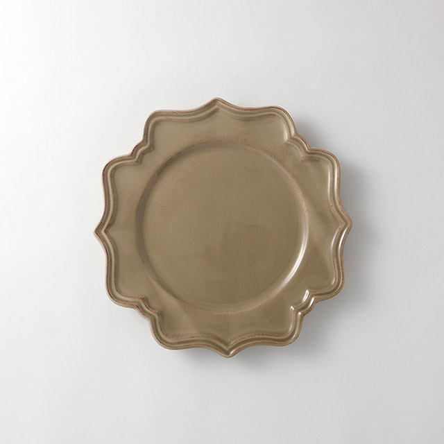 プレート12（緑土）28cm