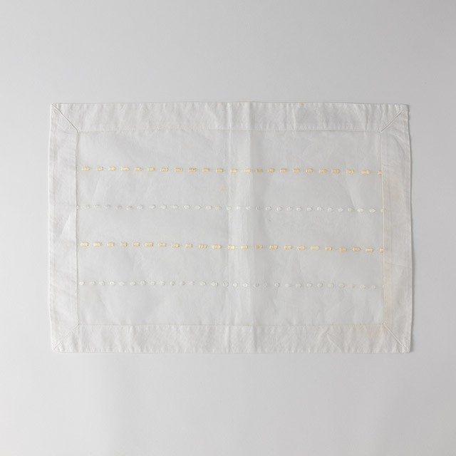 ランチョンマット白 faf