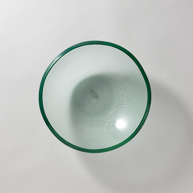 ガラスグリーン丸浅ボール Quartz18cm(クラシック50%|旧2,310円)