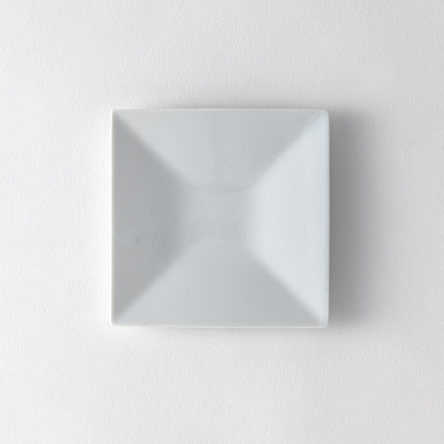 Pordamsa 正方形10.5皿 白