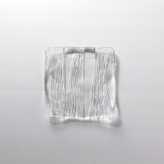 ガラス　13×13皿