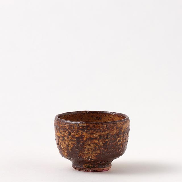 盃　伊良保刷毛目（黄）