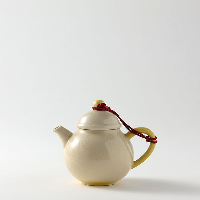 ポット　東風器房（黄）