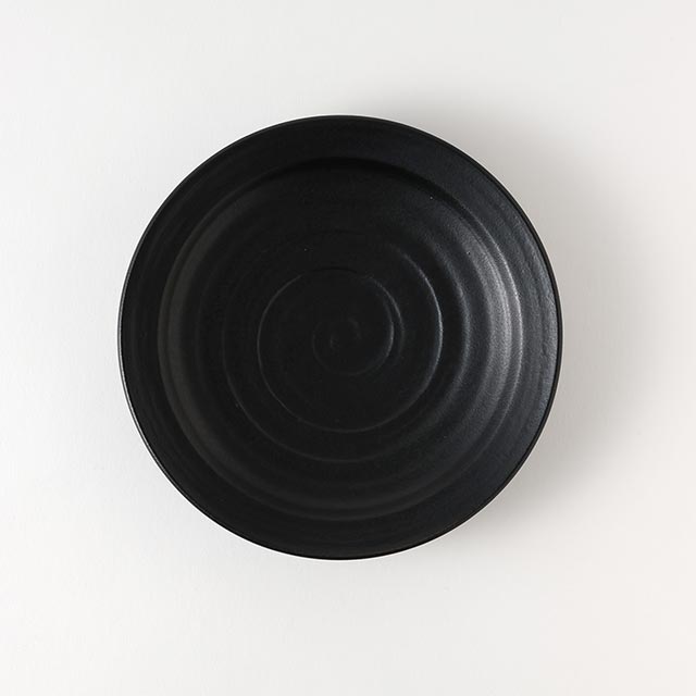 黒 16.5cm皿 ジェームス