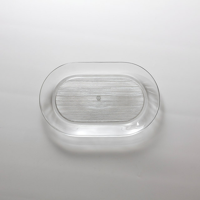 ガラスオーバル皿　Yoshino