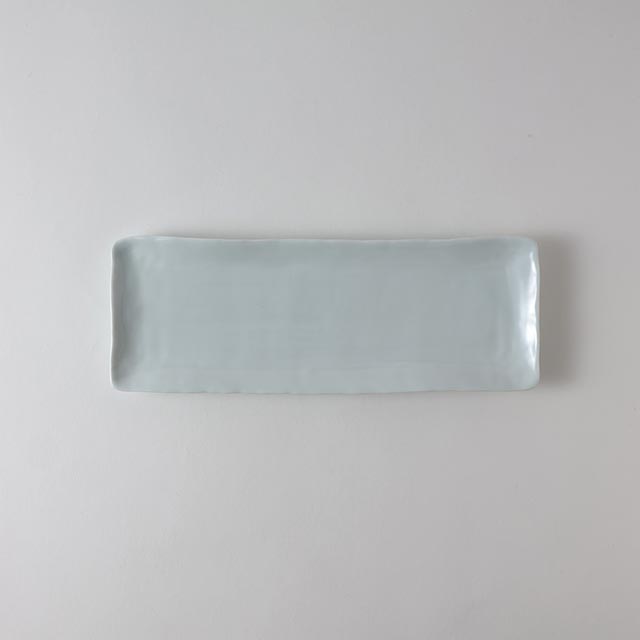 白磁 長角皿 27×9.5