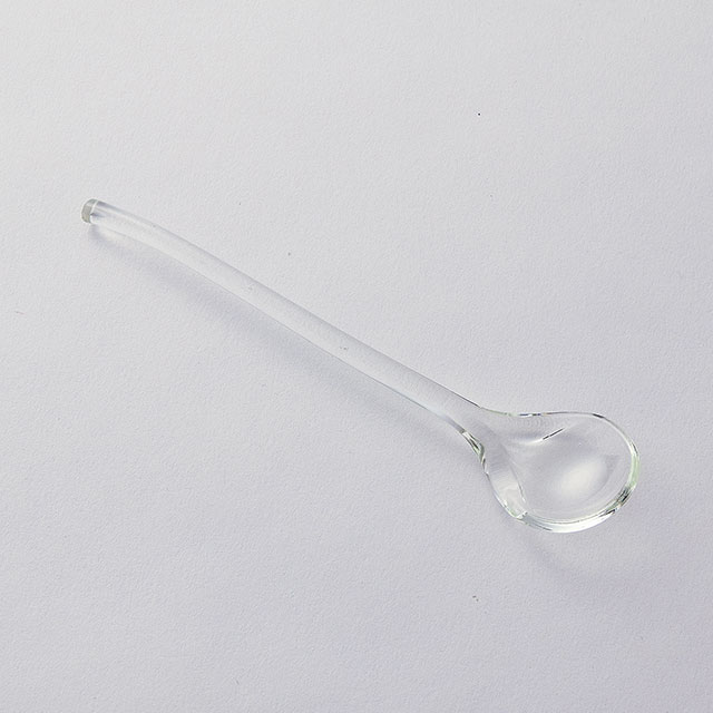 ガラススプーン 13cm 透明