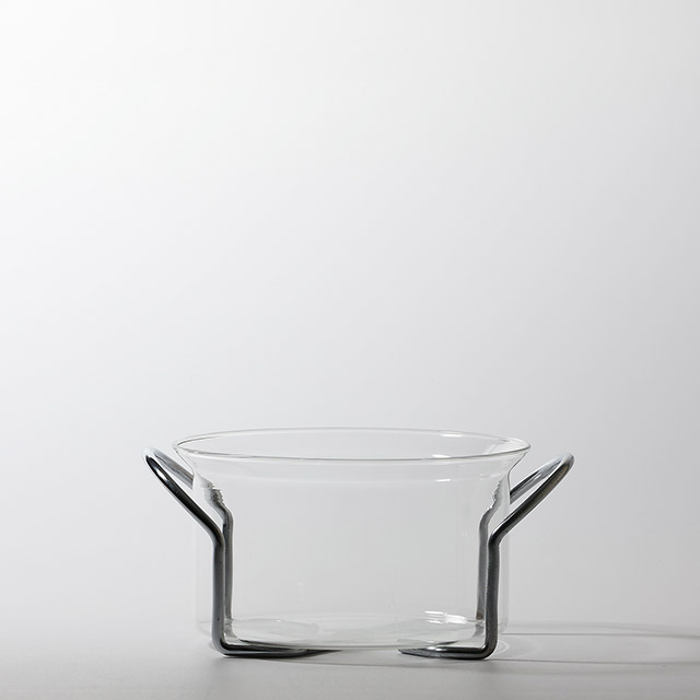 ガラスボール メタル両手付 中