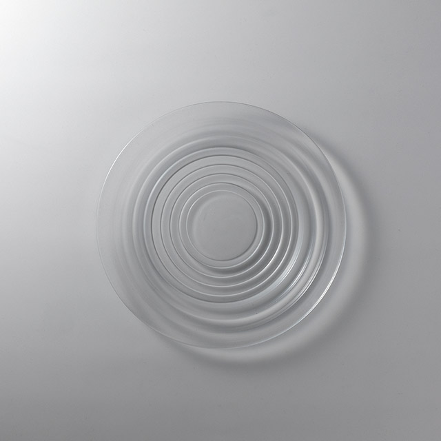 ガラスプレート 輪25cm 大