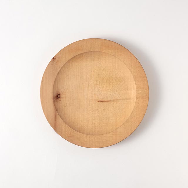 白木 丸プレートC・S20 小