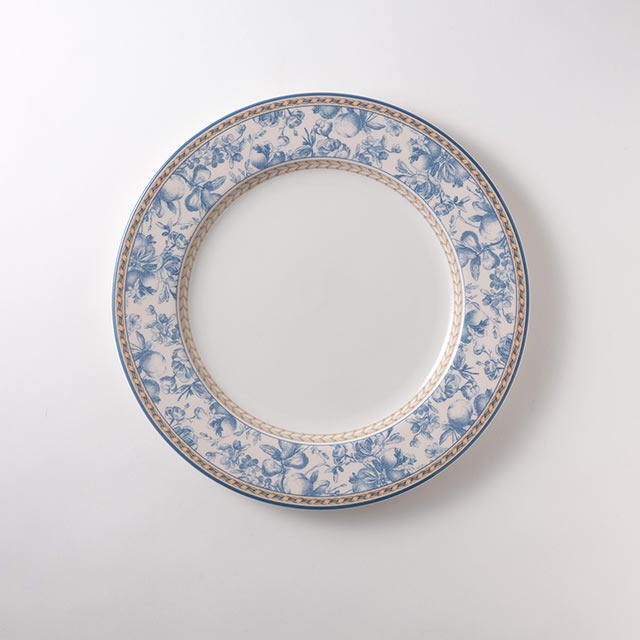 ロイヤルドルトン　ブルー花皿　27.5cm