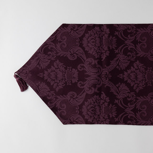 テーブルランナー 紫 1800×380