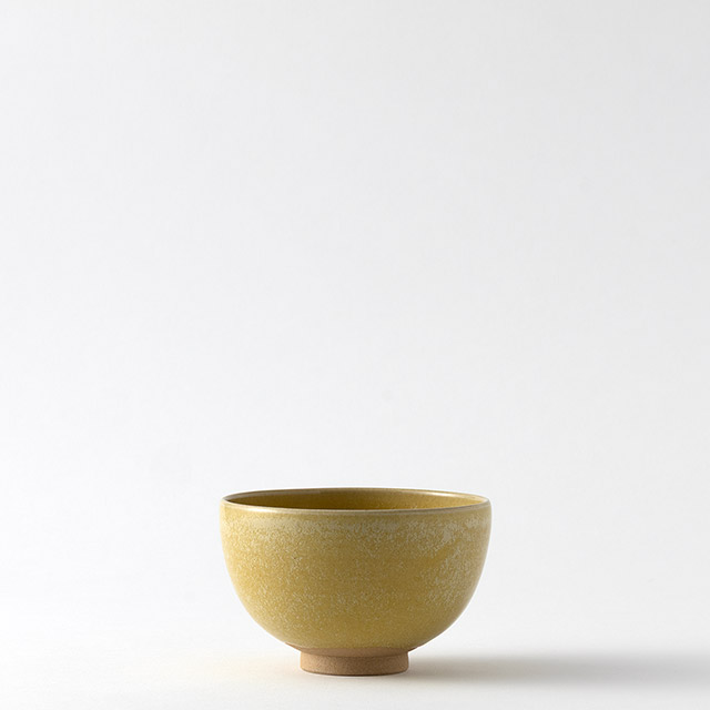 抹茶碗　黄色